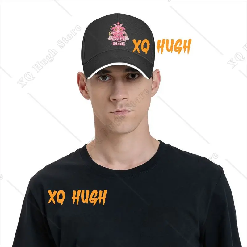 Punk Cute As Hell Baseball Cap Women Men Breathable Baphomet Satan Dad Hat Performance