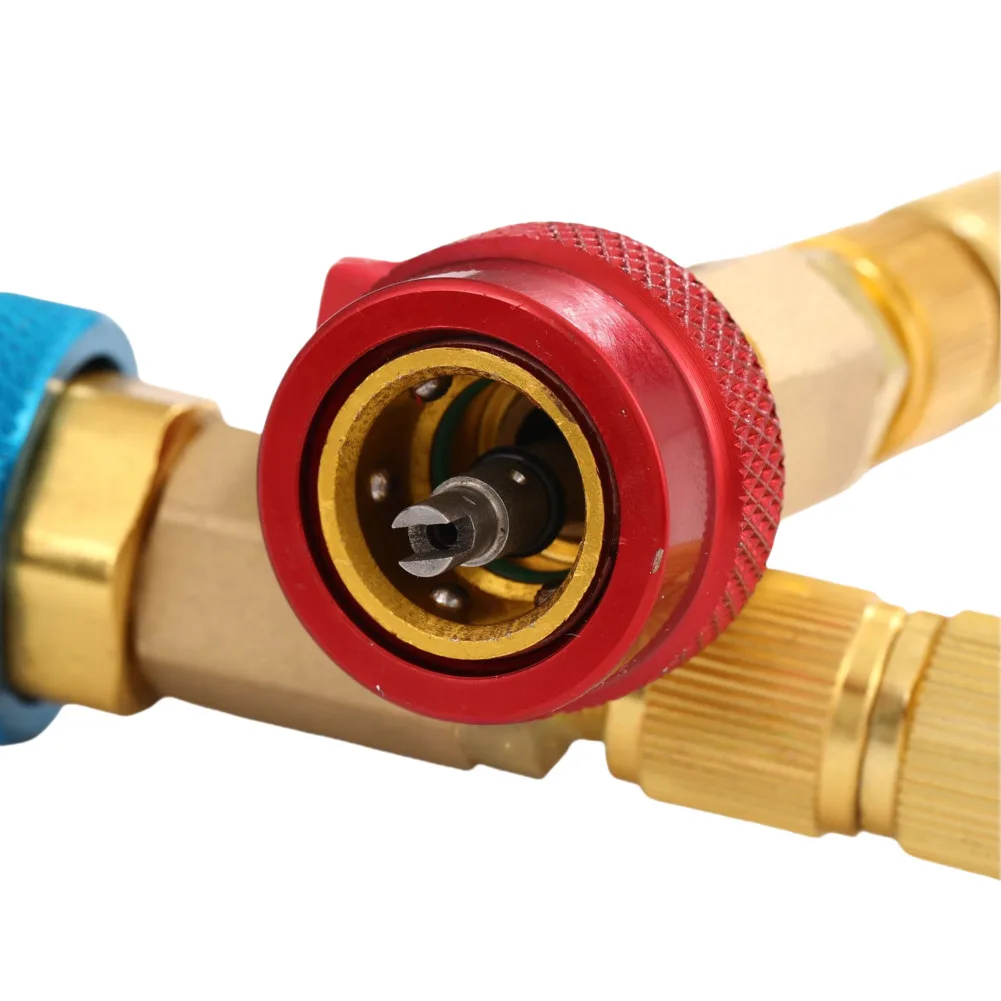 

Valve Core Quick Remover High Low Pressure Valve Core Remover Tools Kit For R134A For Air Conditioner System Repair Tool