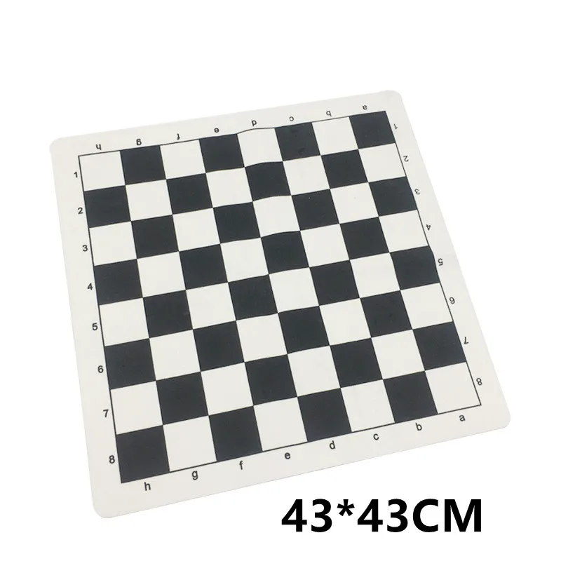 折りたたみ式チェス盤,43x43cmソフトレザーロールボード,耐久性のある