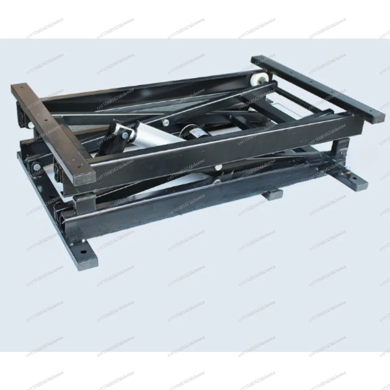 Mesa de Comedor Eléctrica Multifuncional YBJ-300kg – Control Remoto con Cable de 24V, Estructura Plegable de Hierro para Hogar y Oficina