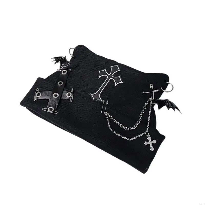 y5jd cosplay ناعمة قبعة متماسكة في الهواء الطلق المراهقين أغطية الشارع الجمجمة لركوب التزلج على التزلج #4