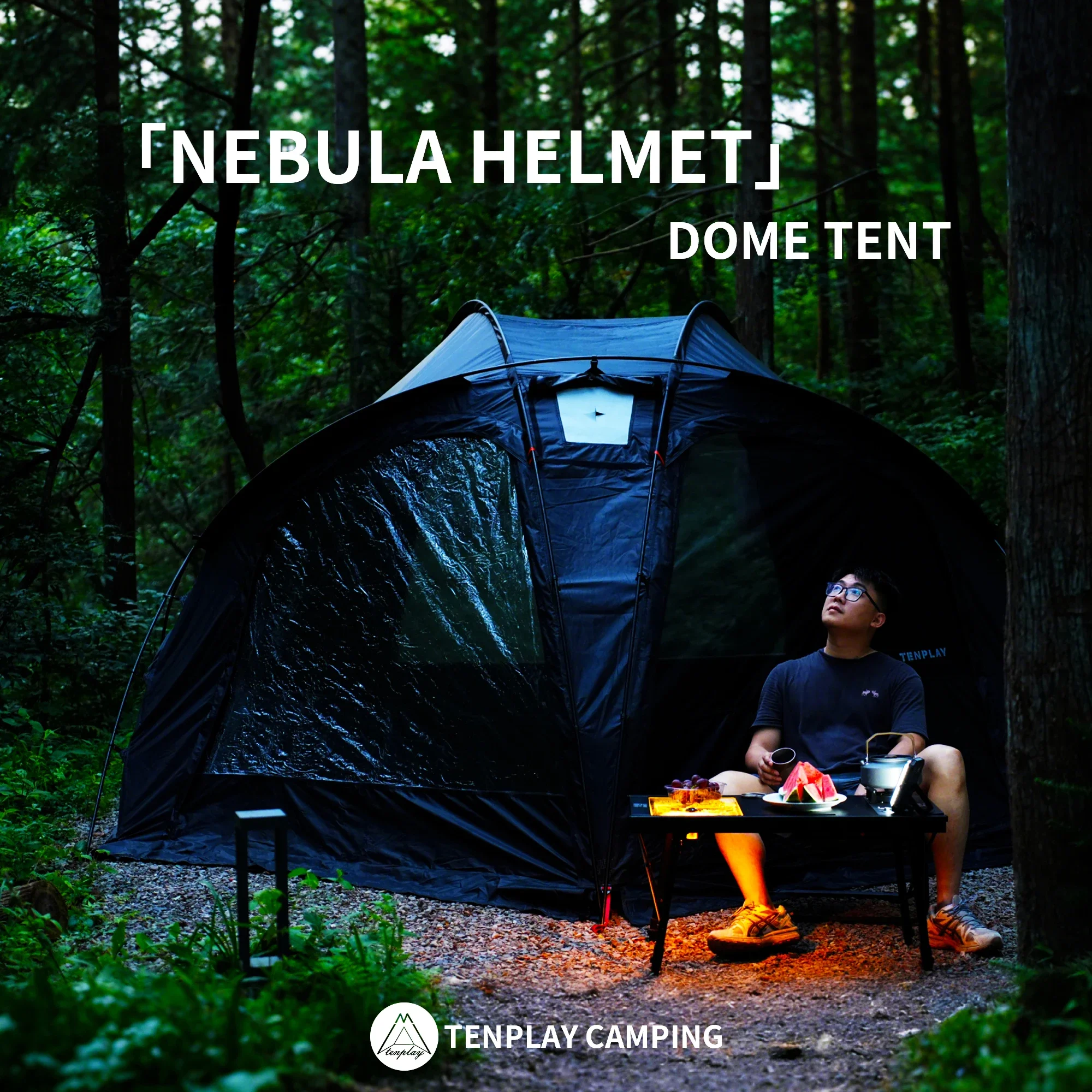 

Дизайнерская палатка TENPLAY Jedi Knight Helmet, семейная палатка для кемпинга на 4-6 человек, всесезонная водонепроницаемая ветрозащитная купольная палатка для пеших прогулок