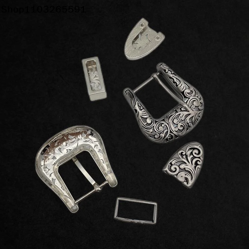 1 Set For Casual And Party Wear Vintage Hipsters Belt Buckle Metal Belt Buckle Western Fashionable Buckle Replacement