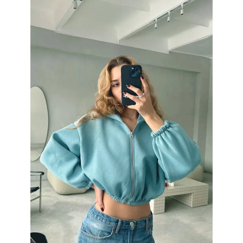 2025 New Casual Outerwear for Women in Spring and Autumn, Hooded Sweatshirt, Long-sleeved Sportswear, Pullover for Women