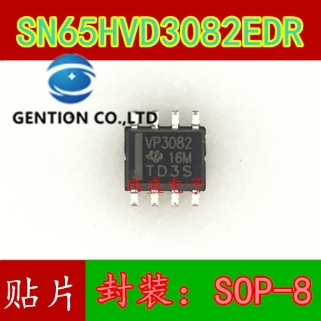 

10PCS VP3082 SN65HVD3082EDR SOP-8 of 8 feet SN65HVD3082EDR VP3082 in stock 100% new and original