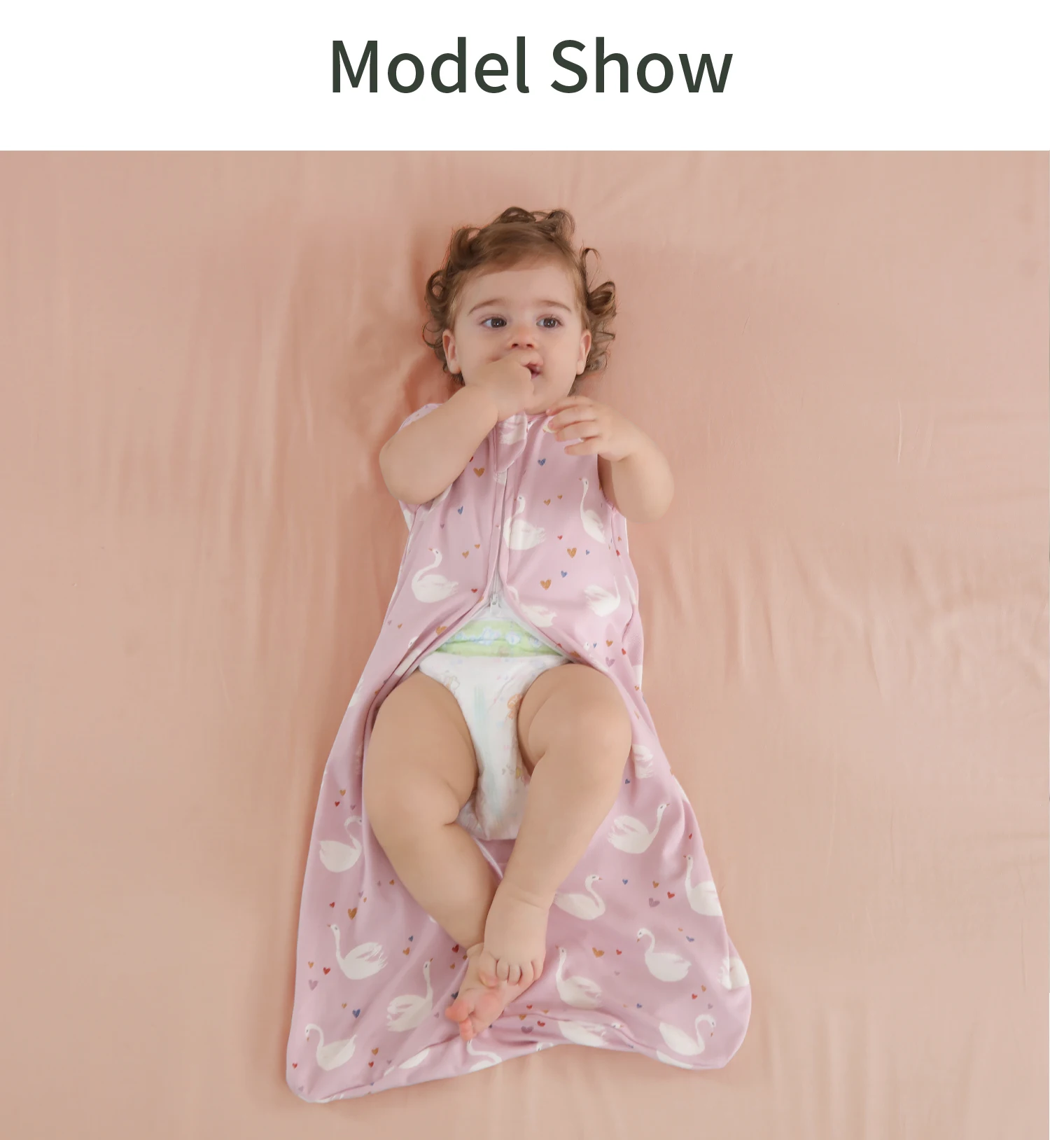 Neue Baumwolle Stoff Baby Schlafsäcke Ärmellose Weste Neugeborenen Kind Anti-kick Quilt Sommer Dünne Zwei-wege-reißverschluss Baby schlafsack – Detail 7