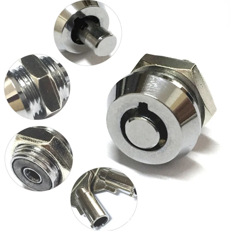 Household Tubular Key Push Cabinet Lock for Jewelry Box Drawer - Equipment Lock Cylinder Furniture Hardware Accessory
