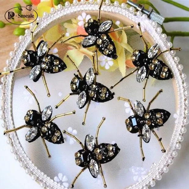 

Нашивка с кристаллами из бисера, аксессуары для ювелирных изделий для головной убор, аксессуары для шпилек, обувь «сделай сам», наклейки из шляпы, RS796, 10 шт.