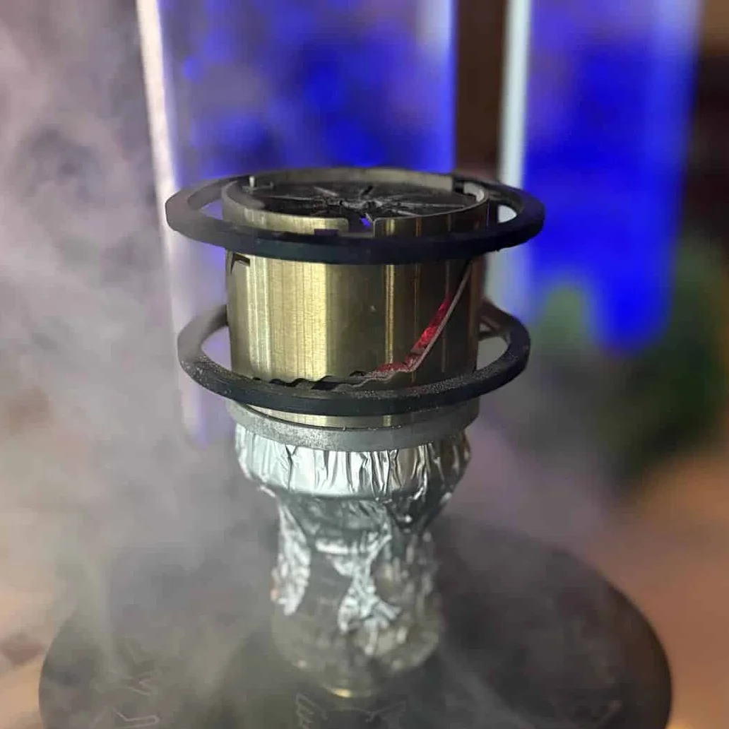 Metal Shisha Heat Management Base Narguile Cachimbas Hookah Bowl Adjustable Height Кальян Charcoal Holder Chicha Accessory