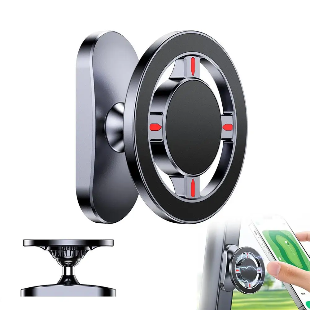 ที่ยึดโทรศัพท์ในรถยนต์สำหรับ Magsafe ที่ยึดโทรศัพท์ในรถกอล์ฟ แรงดูดแม่เหล็กสูงพิเศษ สำหรับสนามกอล์ฟ คลับ และโรงยิม