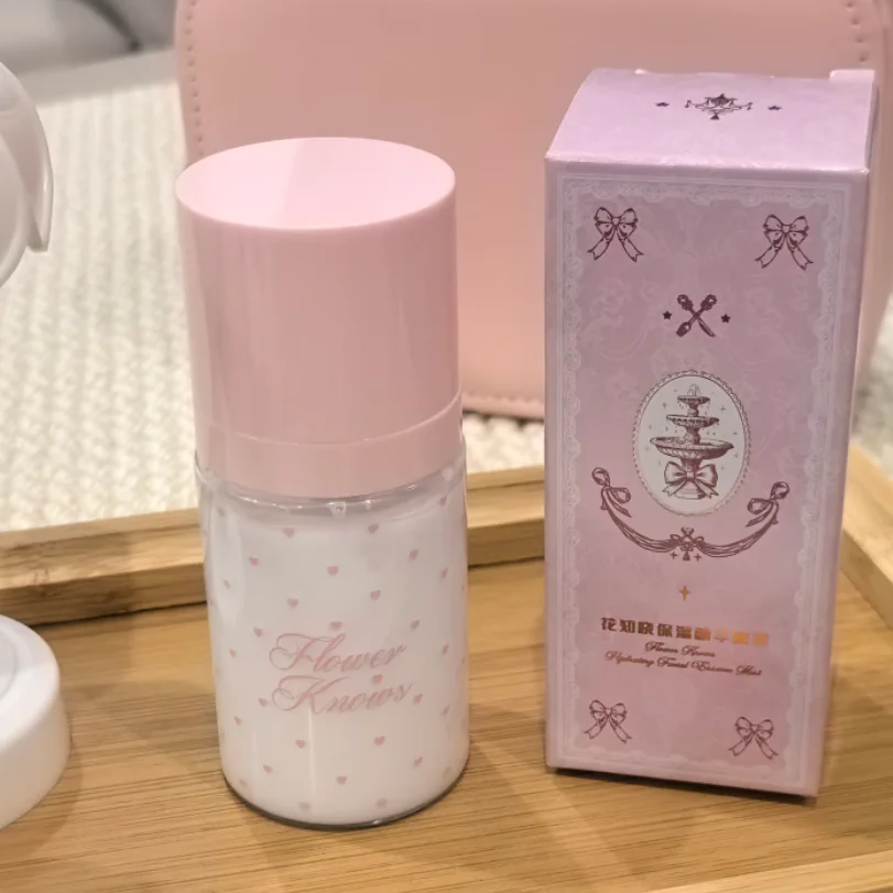 Flower Knows Makeup Moisturizing Essence Setting Spray Primer Skin Care Products Hydrating Face Mist All-Day Moisturizing Spray