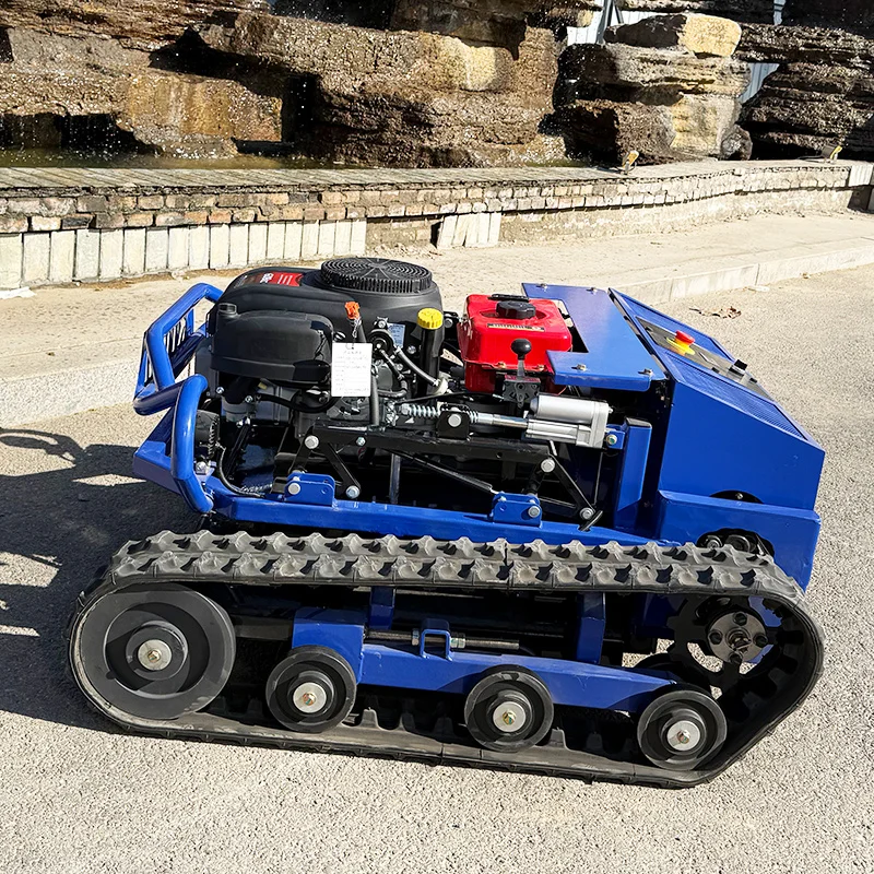 Customized In Stock Fast Delivery 500mm zero Turn Grass Cut Flail Remote Control Crawler Lawn Mower for Golf Course