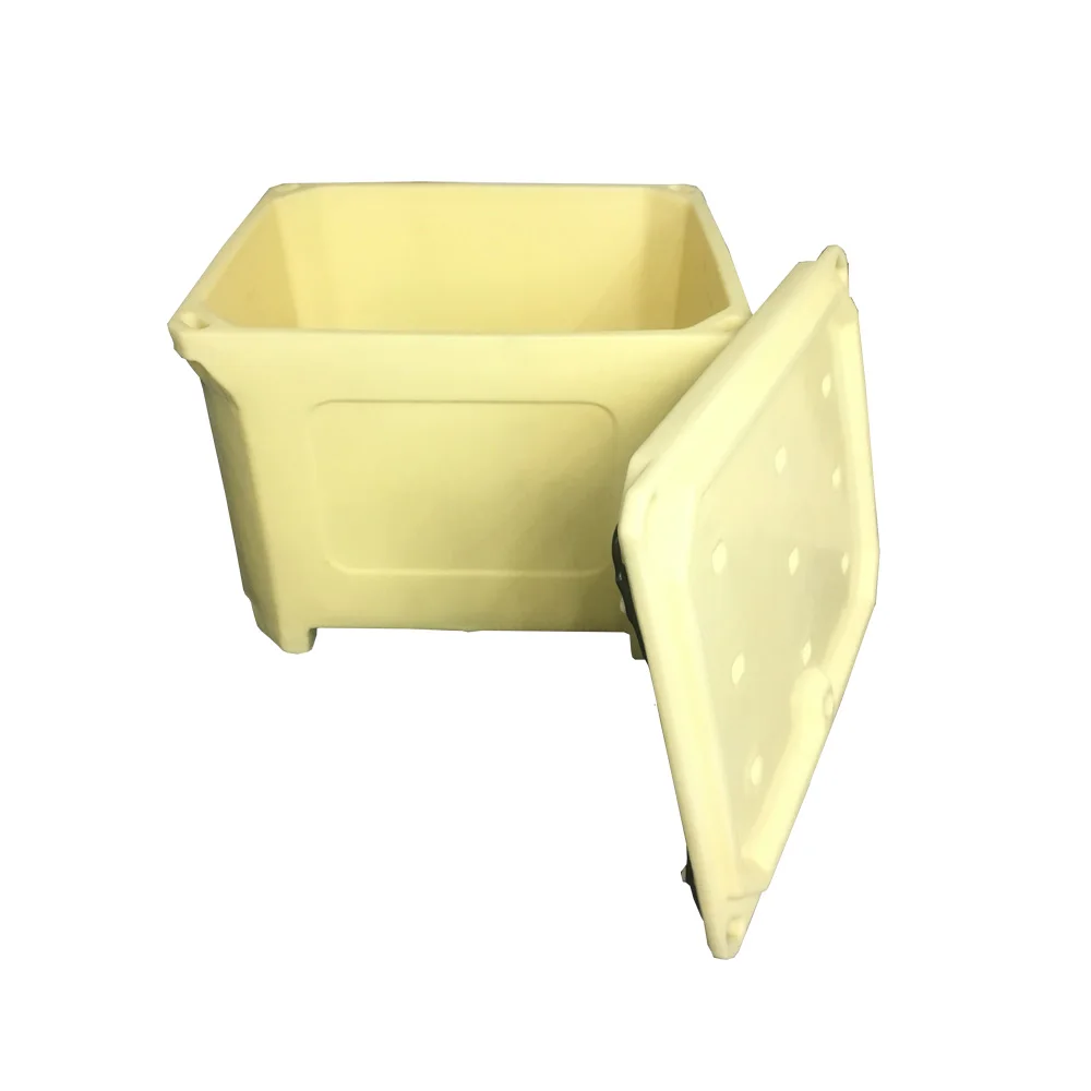 

600 Litres Rotomolded Plastic Insulated Rectangle Storage Box Bins Live Fish Transportation Container Large Fish Tubs
