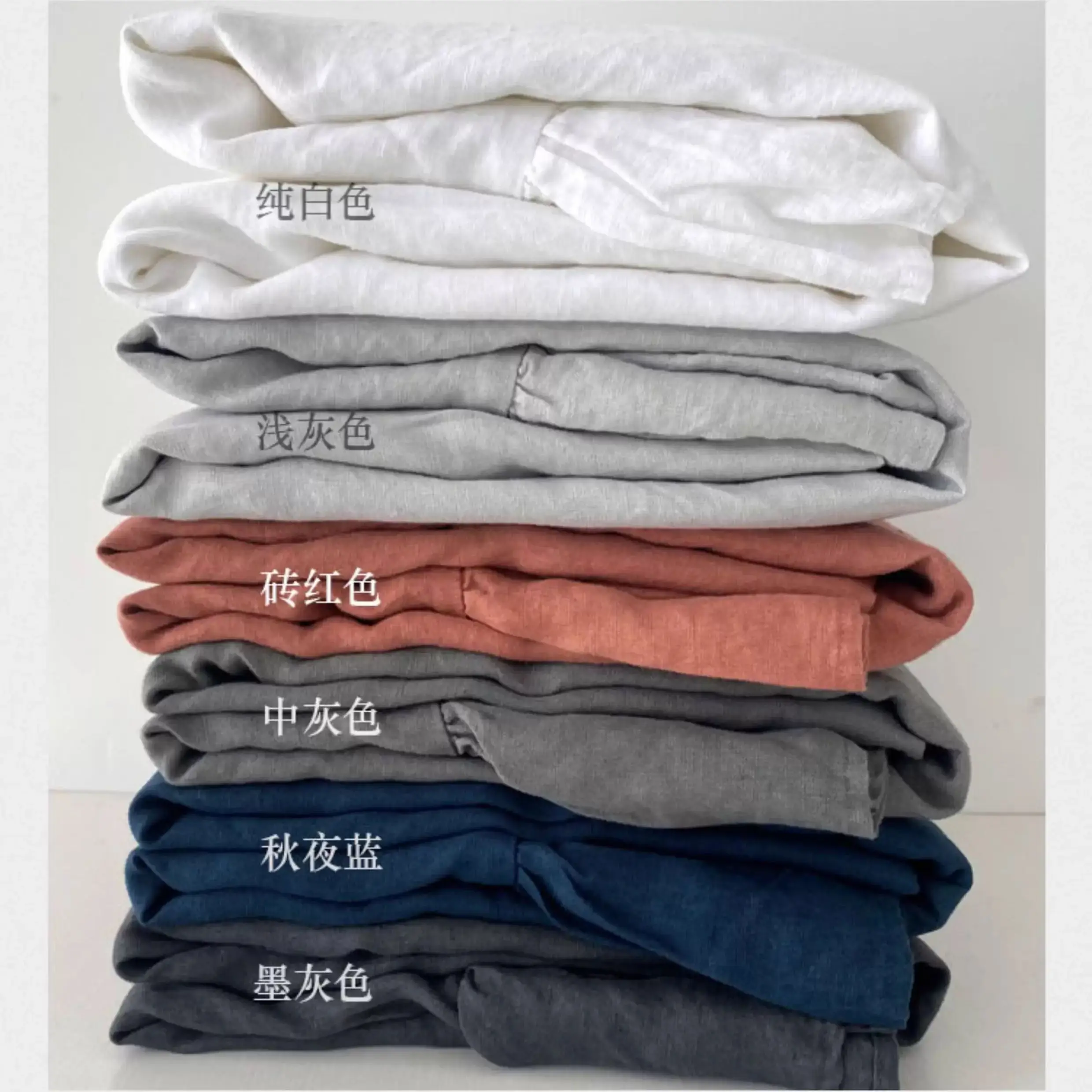 

100% Pure Linen Ruffles Table Cover,Natural Fabric Flounce Tablecloth,for Kitchen Dining Party Holiday Fishtail Tabletop Decor