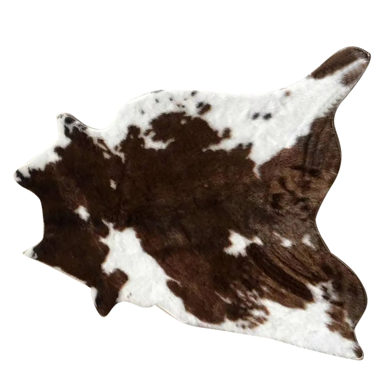 Faux Leather Carpet Cowhide Carpet Cow Print Rug American Style For Bedroom Living Room Cute Animal Printed Carpet Home Decor