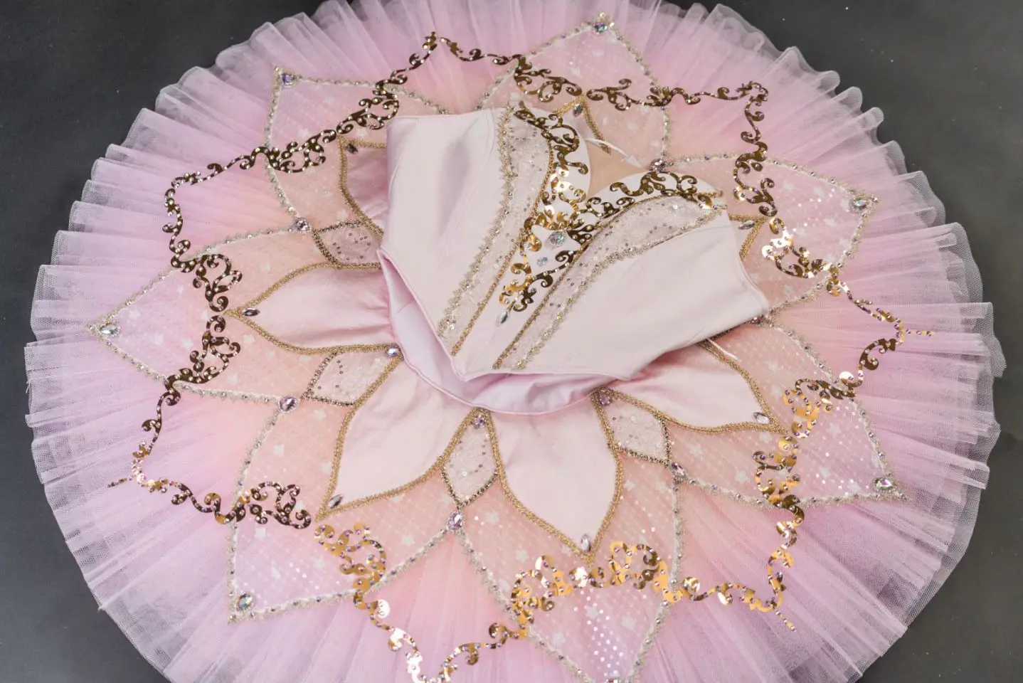 Ballet Professionele Tutu Roze Kinder Fee Pop Slapende Schoonheid Volwassen Bloem Fee Variaties Prestatie Jurk Custom