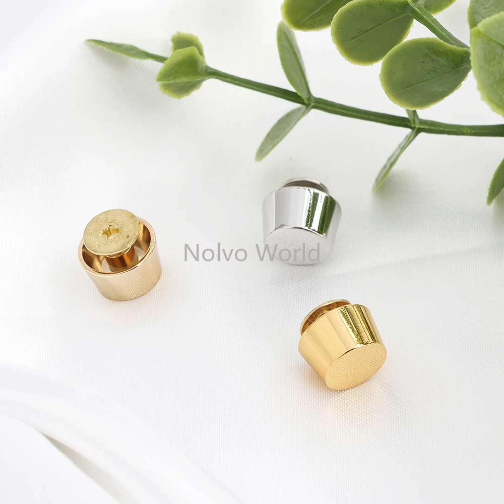 50pcs 100% Copper Rose Gold Die Casting 11*9mm Round Head Rivet Screw for Bags Hardware,high Quality Rivets Accessories