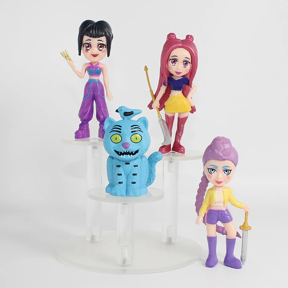 New Kpop Demon Hunters Figure Series Blind Box Derpys Tiger Rumi Mira Zoey Sussy Mini Figurine Phone Decor Model Christmas Gift'