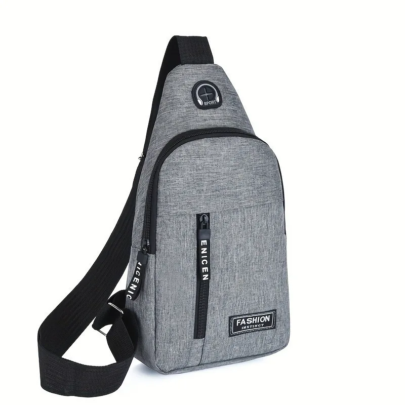 Multifunktionale Outdoor-Reise- und Arbeitstasche - Unisex Casual Messenger Bag, Herren Brusttasche – Detail 4