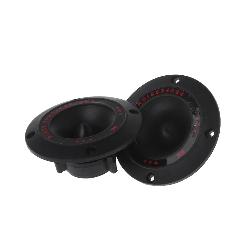 

57 mm Diagonal Aperture Piezo Tweeters Horn Piezoelectric Speaker Replacements Home Subwoofer Props Parts