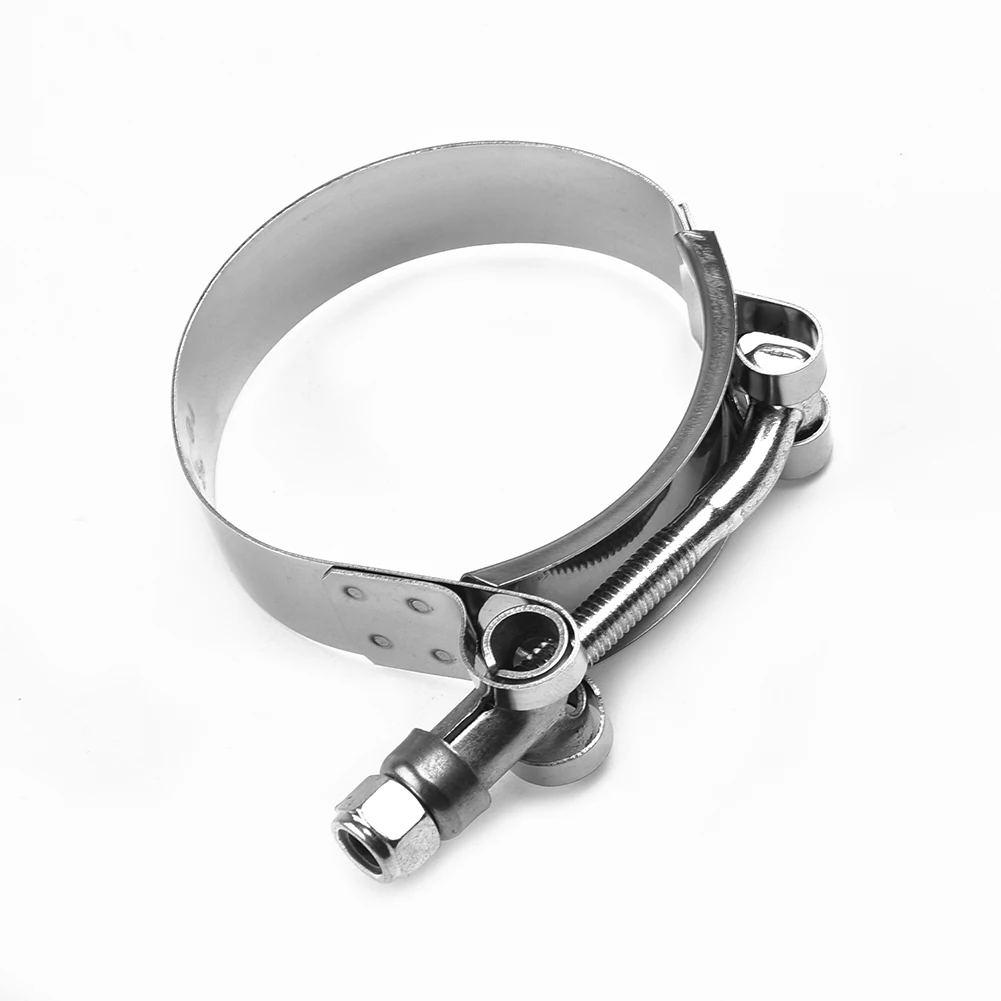 2 Inch 51mm Motorcycle Universal Stainless Steel Exhaust Pipe Clip Exhaust Pipe Clamp Motorcycle Accessories Tube Flange Clamp