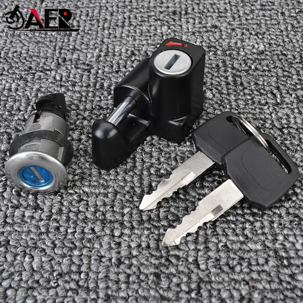 Motorcycle Fuel Gas Cap Cover Lock Key Ignition Switch for Honda CL400 CL 400 1999