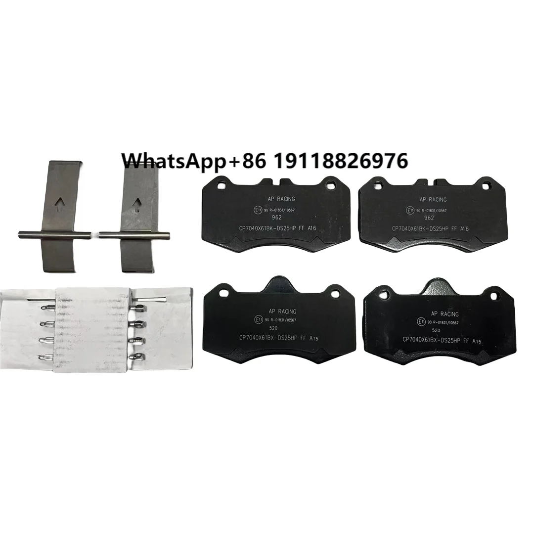 

Front Alxe Iron Brake Pads,Clips,Screw,for AP RACING,for Brembo,Brake Pad Kit for Mclaren MP4-12C,625C,2011-2015,11C0590CP