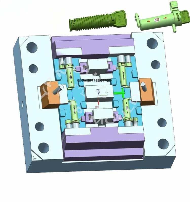 Molde de gotejador de irrigação de plástico