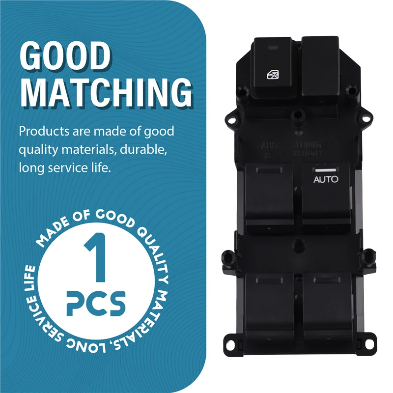 

ABGB-для Toyota City 15-17, замена кнопки стеклоподъемника-RHD, новый главный переключатель управления стеклоподъемником 35750-T5L-T410 35750T5L