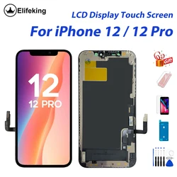 For iPhone 12 / 12 Pro LCD Display Touch Screen Digitizer Assembly Replacement Incell Quality With Waterproof Sticker Tools