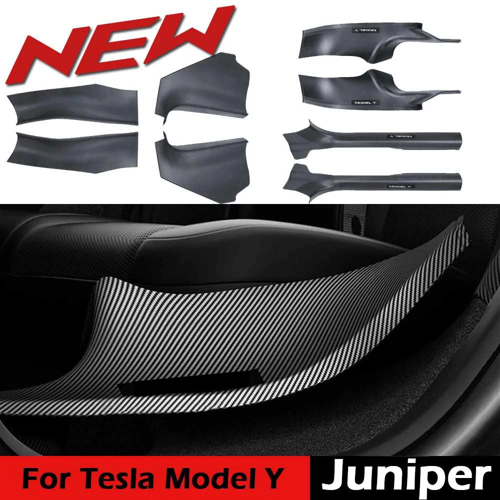 

Front Rear Door Threshold Strip for Tesla Model Y Juniper Model Y Launch 2025+,Door Sill Protector Decoration Accessories