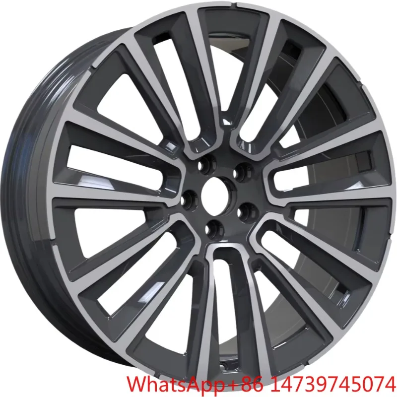 22x9.0J 5 Hole Alloy Passenger Car Wheels, PCD 108 CB63.3 ET30-40mm, Universal Auto Tyre Rims