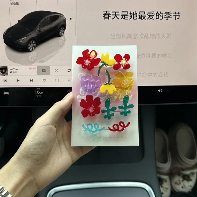 New JIBBITZ Charms Transparent Crystal Colorful Removable  Shoe Flowers For Clogs Compatible With All Clogs Party Gifts