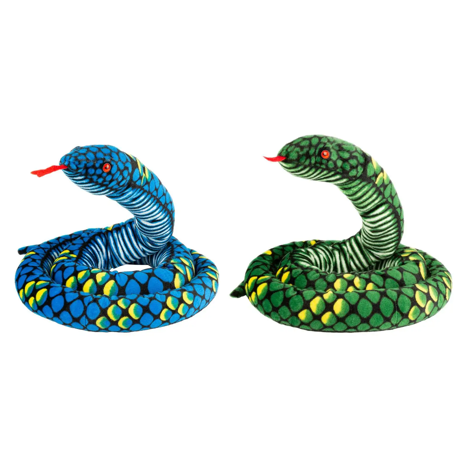 Curling Snake knuffel, realistisch dierenspeelgoed, slang voor vriendin