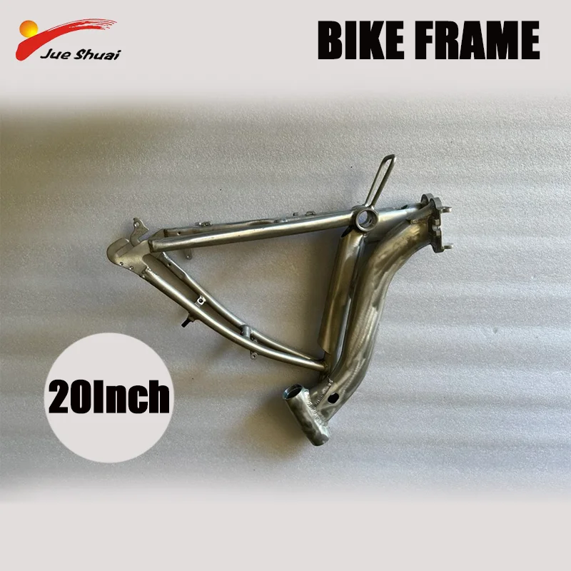 

Foldable Aluminum Alloy E Bike Frame 250KG Maximum Load Rear 135MM Bicycle Frame Compatible with BMX/CRUISE