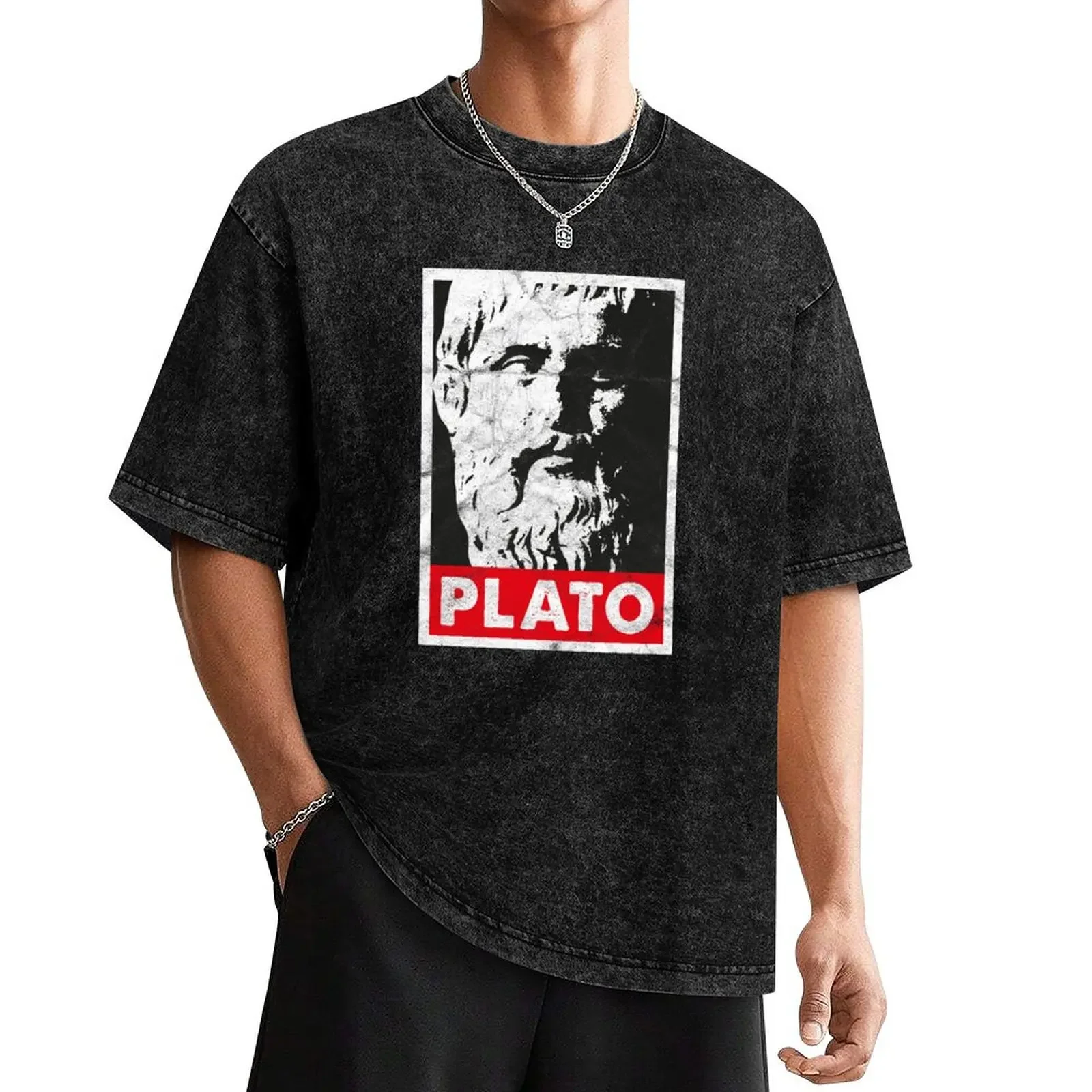 Plato Vintage Greek Philosophy Aristoteles Socrates T-Shirt custom shirt rapper graphic tees for a boy t shirt for men