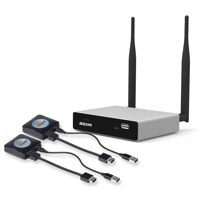 

BYOD 4K Wireless Presentation System with Screen Mirroring Technology