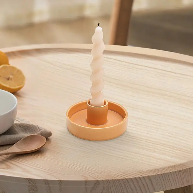 Hard to Tip Over Candle Holder Artistic Ceramic Palo Santo Holder Incense Burner Sturdy Well-made Scent Wood Stand Ash for Palo