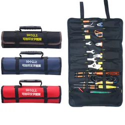 Kitchen Chef Knife Bag Roll Bag Carry Case Bag Kitchen Cooking Portable Durable Storage Pockets Oxford Tools Storage Roll Bag