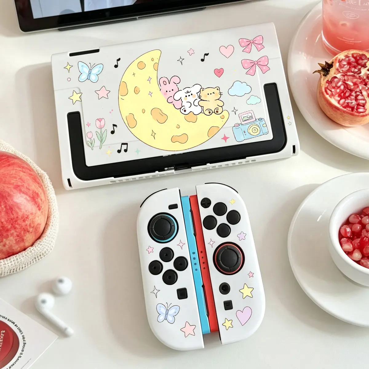 Hard Crystal Acrylic Protective Case Dockable Base for Nintendo Switch 2 NS2 Console Detachable Joy-Con Split-type Housing