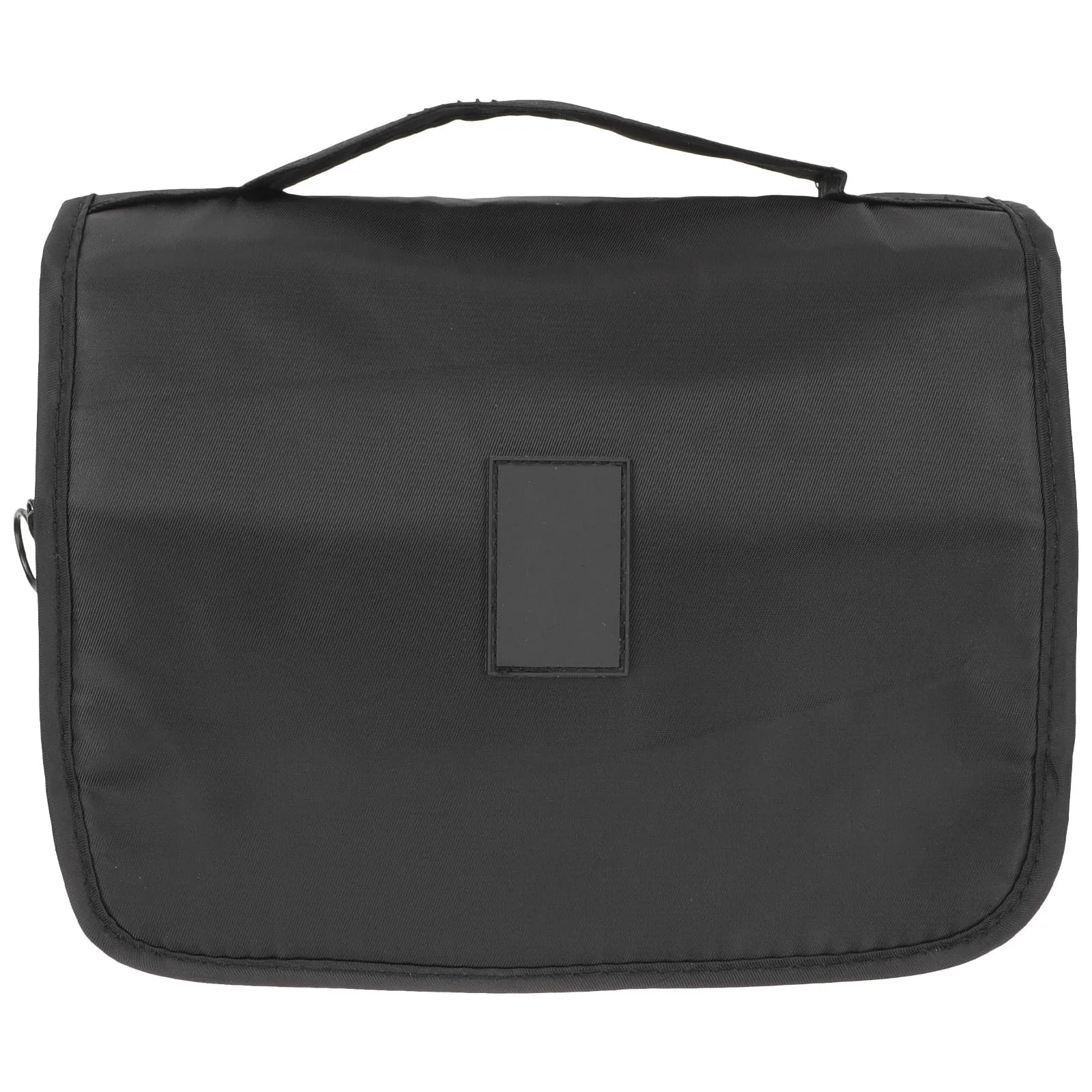 

Travel Toiletry Bag Large Capacity Waterproof Folding Hanging Makeup Brush Organizer Black Skincare Holder Storage Bag For Home