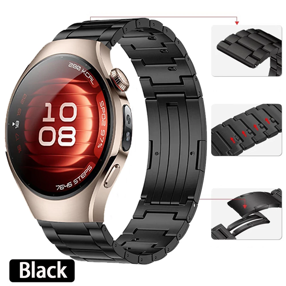 22mm 20mm Quick release Strap for Huawei Watch 5 GT5 Pro GT5 4 46mm Titanium Wristband for Samsung Galaxy Watch 7 6 Classic 5 4