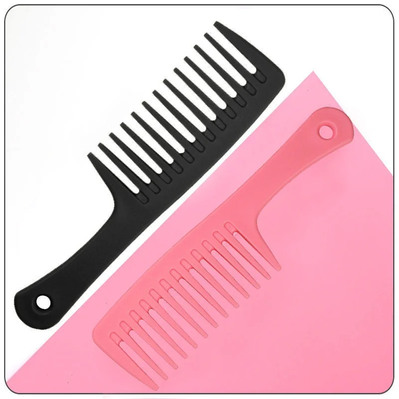 Anti-Static Plastic Hairdressing Wide Tooth Smooth Hair Comb men\'s and women\'s household Heat Resistant Pro Salon Styling Tools