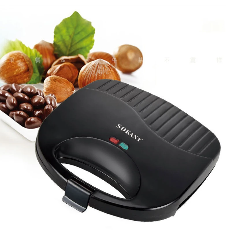 

New Sandwich Maker Breakfast Maker, Household Small Waffle Light Food Maker, Nut Maker 750W Non-Stick Pot, New