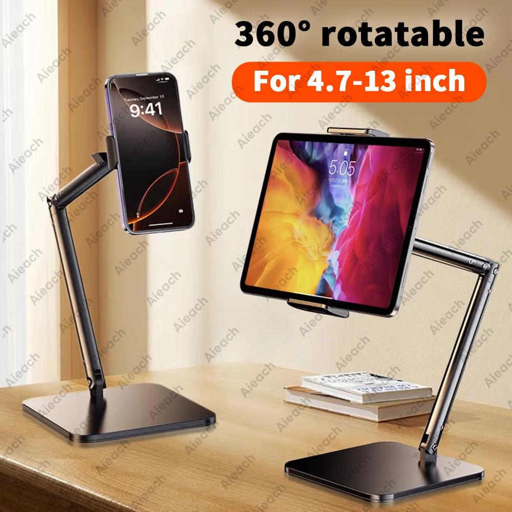 AIEACH Tablet Stand Holder Multi-Angle Adjustable, 15