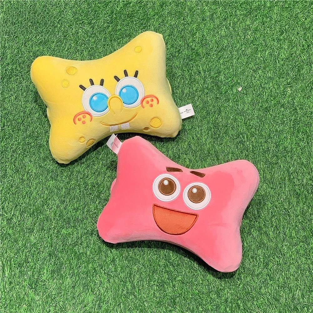 

Губка Боб Квадратные Штаны Kawaii Подголовник автомобиля Мультфильм Аниме Патрик Стар плюшевые аксессуары для подушек Интерьер автомобиля Kawaii подарок ﻿ с