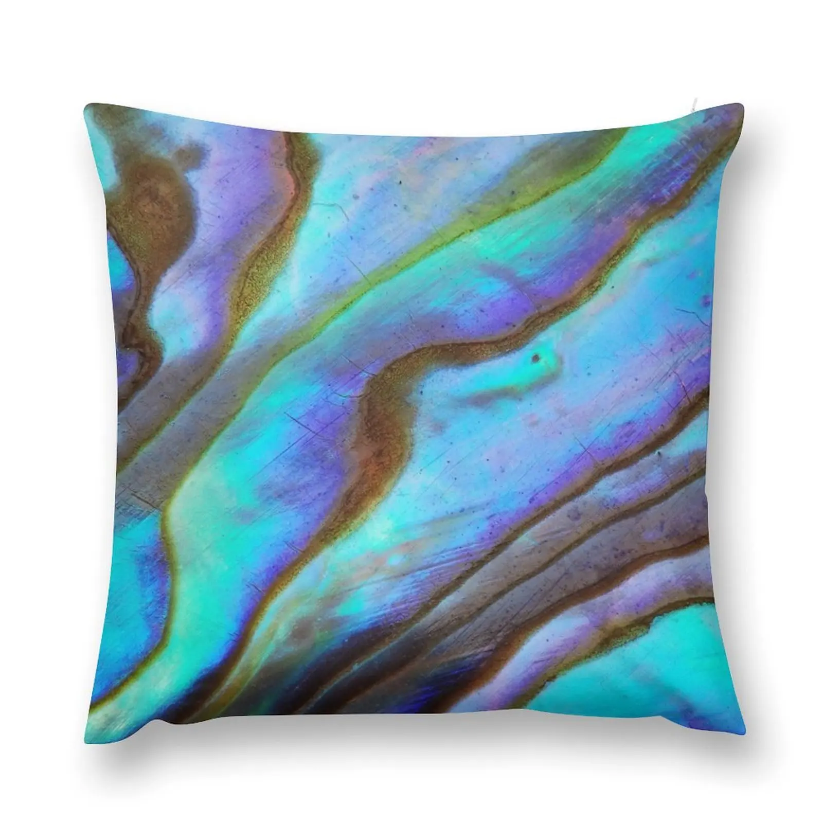 Paua Abalone Shell Throw Pillow Pillow Cases Decorative christmas pillowcases Christmas Pillowcase Sofa Pillow Cover