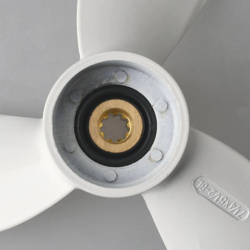 Small Maintenance Marine Propeller, 3 Blade Aluminum Boat Prop with 7‑1/4
