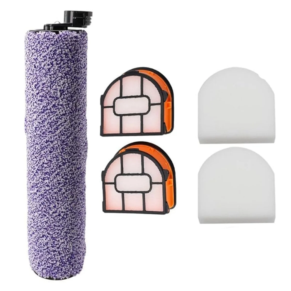 

WDB1F2 Replacement Brushroll & Filter Bundle for Shark Hydrovac WD101 WD201 WD100 WD200 AW201 Vacuum Cleaner Parts,A