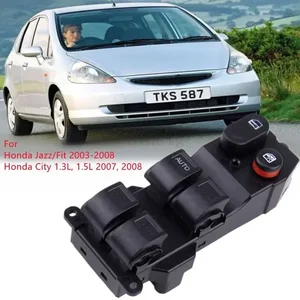Car Master's power window switch, window lifter to Honda Jazz Fit 2003-2008 35750-SEL-P11 35750-SAA-G12 35750saag12m1 10 Main Sales Switch Honda Fit Air Conditioning - №8